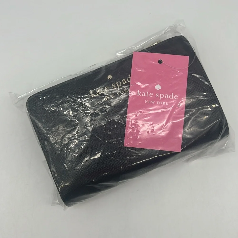 Kate Spade Leila Medium Compartment Bifold Wallet Black